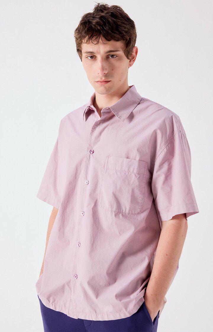 American Vintage Kurzarmhemd Shirt Hemd Herren helllila